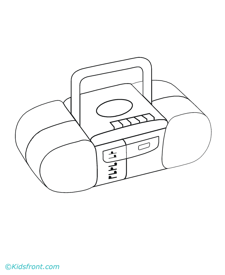 radio coloring pages - photo #11