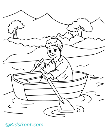  Coloring Pages on River Coloring Page   Lake Coloring Page