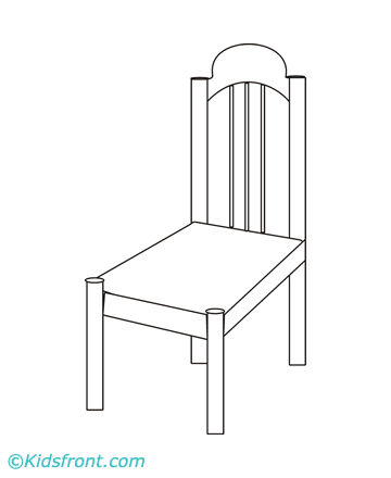 Coloring Pages Online on Chair Coloring Pages For Kids To Print Chair Coloring Pages