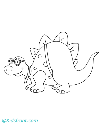 printable coloring pages dinosaurs. Dinosaur 4 Coloring Pages For
