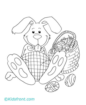 cute coloring pages of easter bunnies. It Is A Cute Bunny.