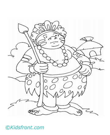 Hunter Colouring Pages