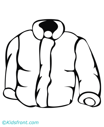 Coloring Sheets  Kids on Jacket Coloring Pages For Kids To Print Jacket Coloring Pages