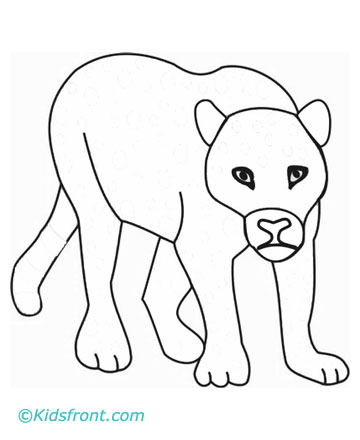 Online Coloring Pages on Silly Animals Online Coloring Pages