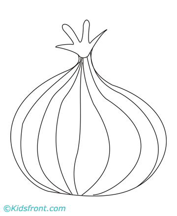 Coloring Sheets on Onion Coloring Pages For Kids To Print Onion Coloring Pages