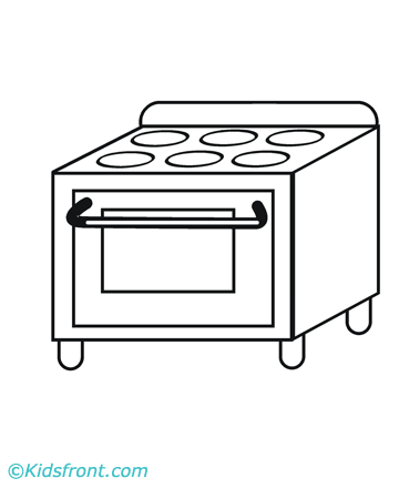 Preschool Coloring Sheets on Oven Coloring Pages For Kids To Print Oven Coloring Pages