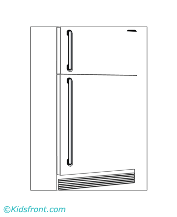 Printable Coloring Sheets on Coloring Pages For Kids To Print Refrigerator Coloring Pages