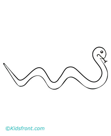 Snake Coloring on Print Snake Coloring Pages