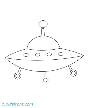  Story Coloring Pages on Spaceship Is A Vehicle For