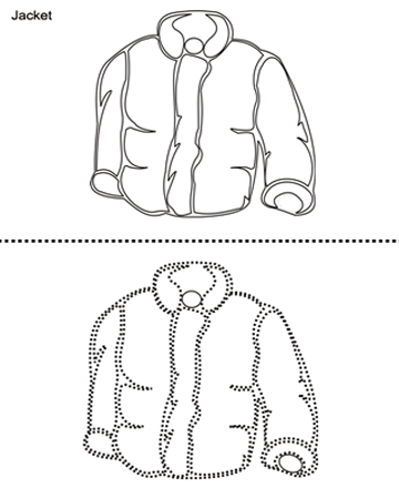 Jacket Coloring Page