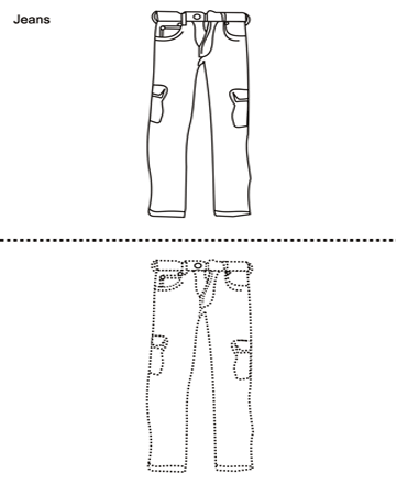 Jeans Drawing