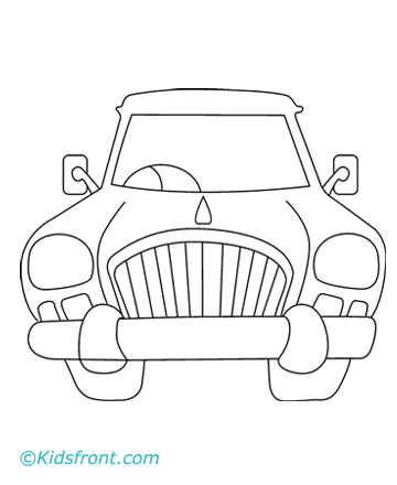Fast Car Coloring Pages Printable