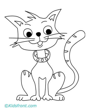 baby cat coloring pages