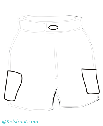 Shorts Coloring Pages Printable