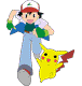 Pokemon Ash Pikachu Coloring Pages