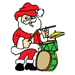 Santa Lyrics Coloring Pages